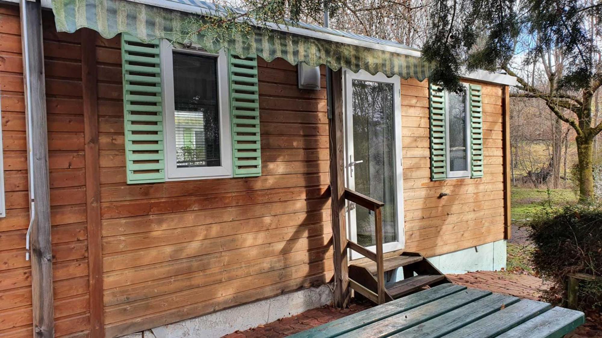 Camping L'Enclave Mobil-Home Estavar Ngoại thất bức ảnh